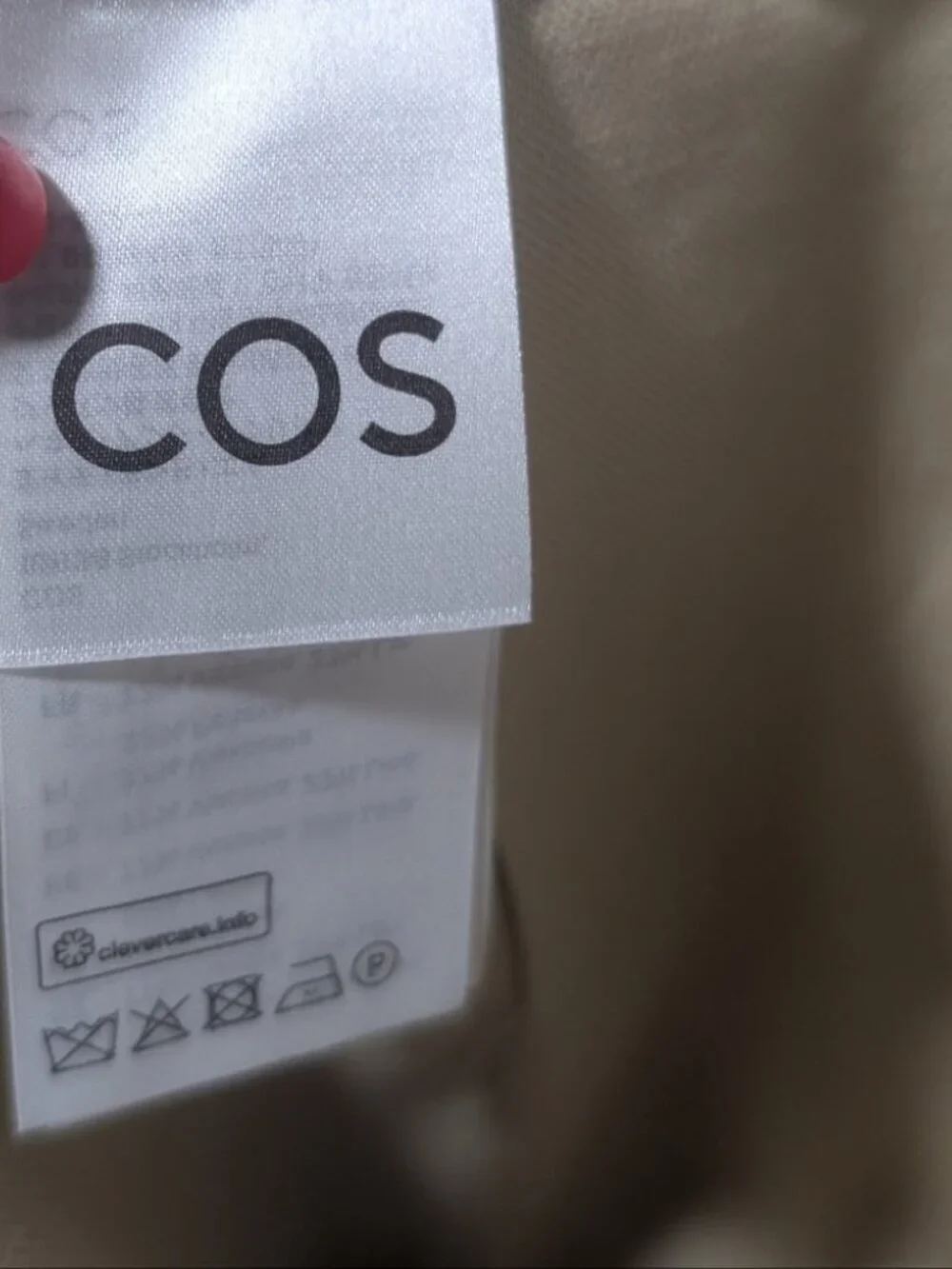 NEW COS | Relaxed Linen-Blend Wide-Leg Trousers in Beige (38, US 6)